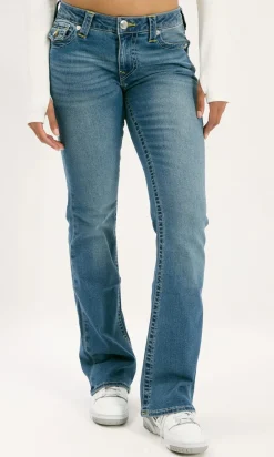 BECCA MID RISE BOOT CUT FLAP>True Religion Clearance