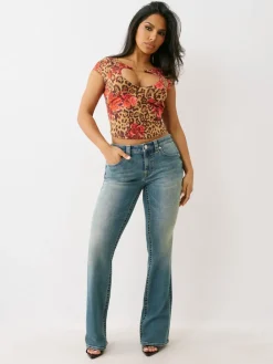 BECCA MR BOOT CUT FLAP>True Religion Hot