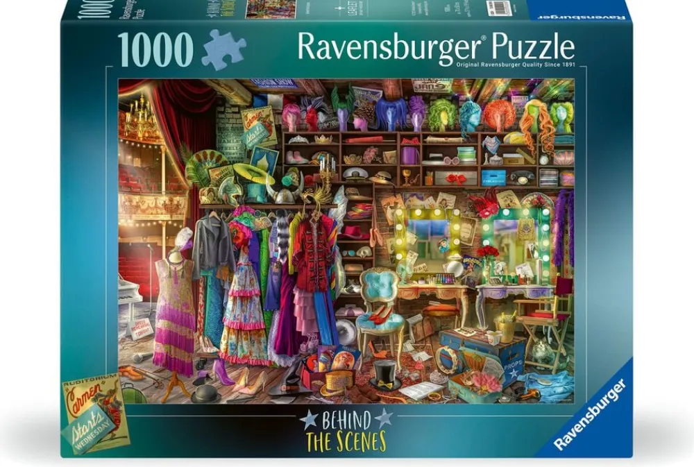 Ravensburger puslespil Behind the Scenes 1000p Hot