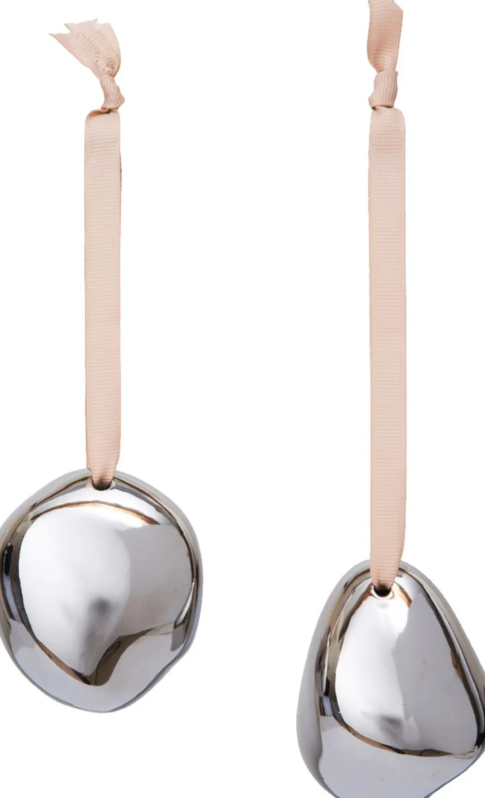 Ferm Living Bellure Baubles - Set of 2 - Silver