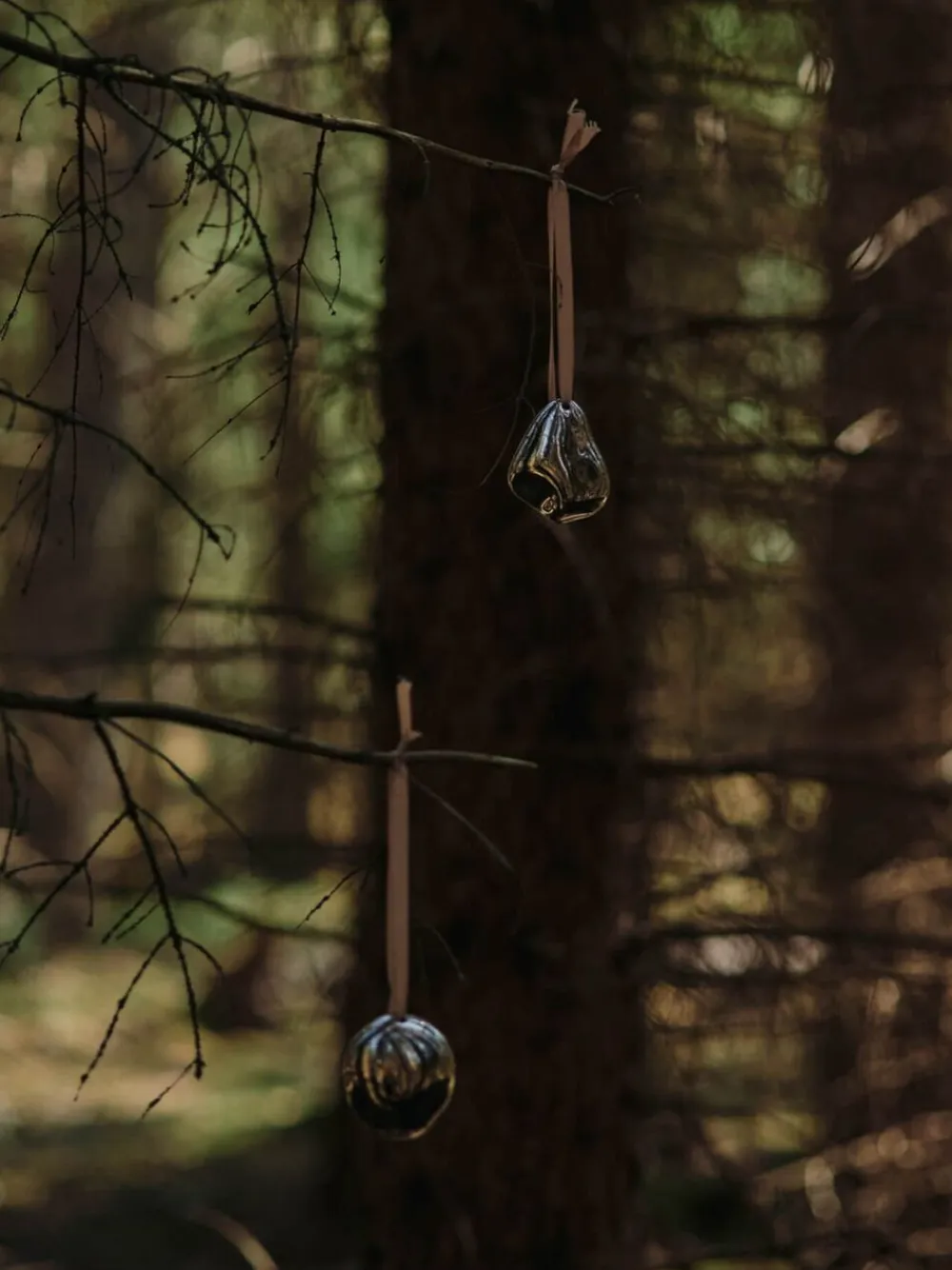 Ferm Living Bellure Baubles - Set of 2 - Silver