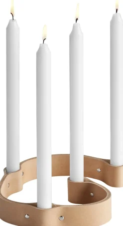 Ekta Living Belt 4 candles, Nature Sale