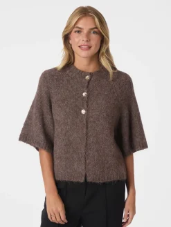 Dame Neo Noir Benuta Fluffy Knit Cardigan