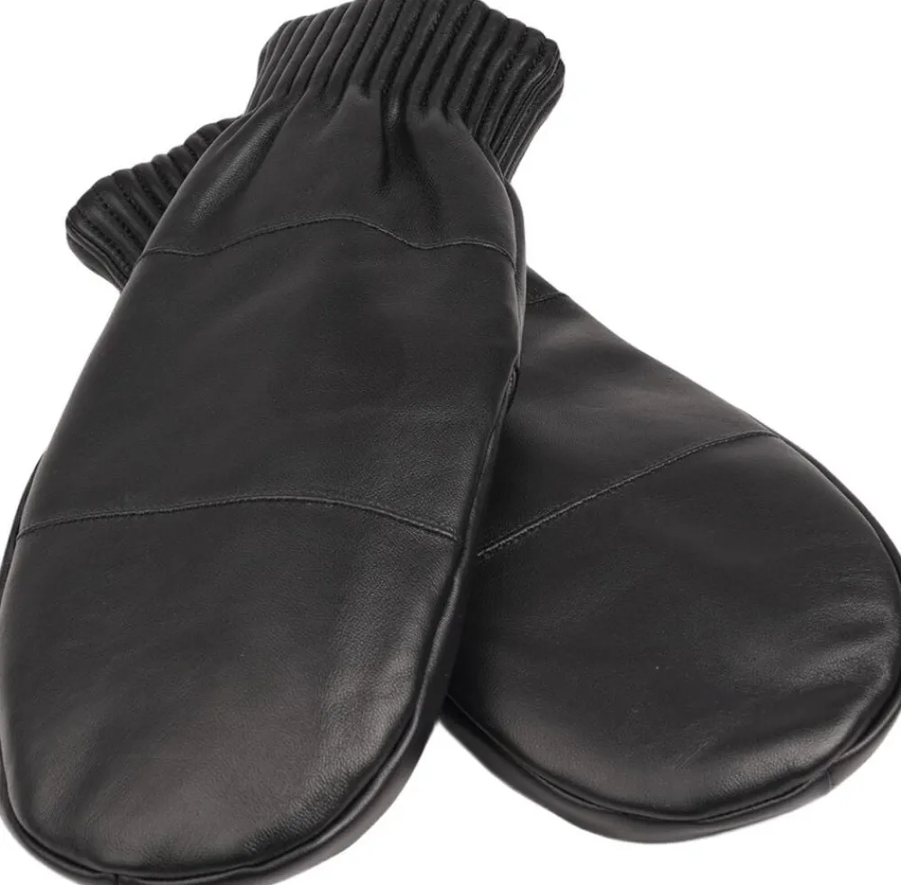 BERGAMO - THICK LEATHER MITTENS W/ FLEECE LINING>Lovelies