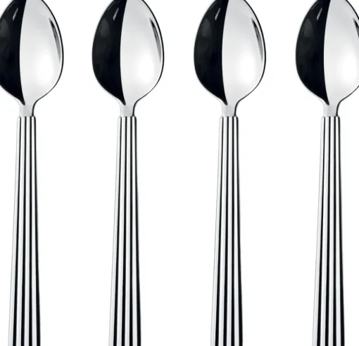 Georg Jensen BERNADOTTE TEA/COFFEE SPOON GIFTBOX SS 4 PCS New