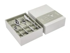 Gense Bestiksæt Steel Line 16 dele Blankt stål