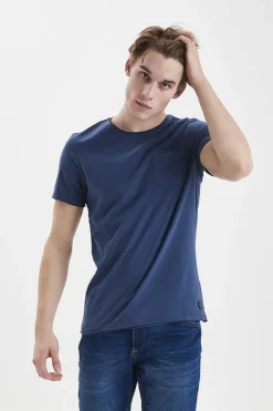 Blend BHNOEL TEE Denim blue Outlet
