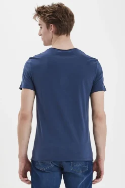 Blend BHNOEL TEE Denim blue Outlet