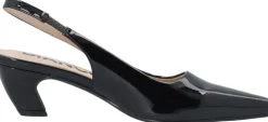 Bianco BIABALEY Slingback Faux Leather Black patent