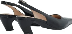 Bianco BIABALEY Slingback Faux Leather Black patent