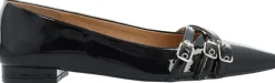 BIABARI Pointy Flat Buckle Faux Leather>Bianco Clearance