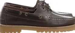 Bianco BIACAPRI Boat Shoe Pull Up Leather Dark brown Clearance