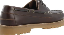 Bianco BIACAPRI Boat Shoe Pull Up Leather Dark brown Clearance
