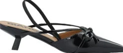 BIAKRISTIN Kitten Heel Bow Slingback Faux Leather><noscript><img width=