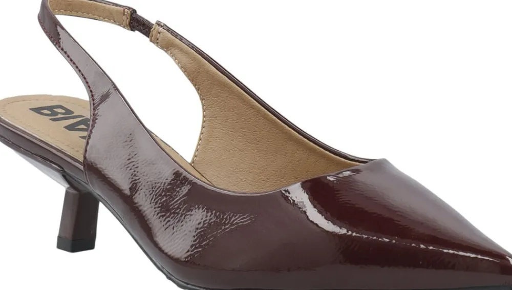 Dame Bianco BIAKRISTIN Kitten Heel Slingback Patent