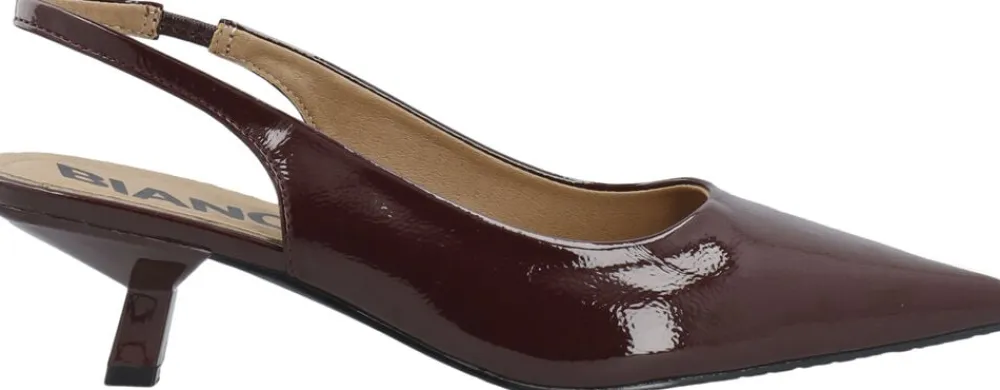 Dame Bianco BIAKRISTIN Kitten Heel Slingback Patent