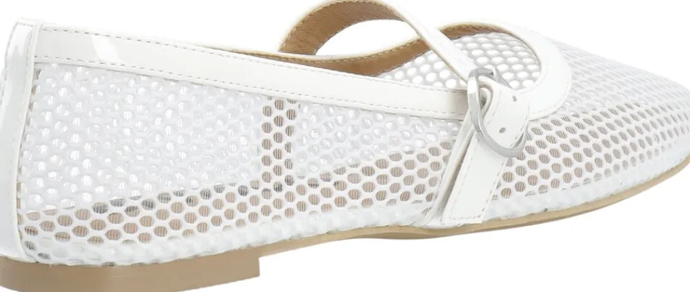 Bianco BIALILJA Mary Jane Mesh White Online