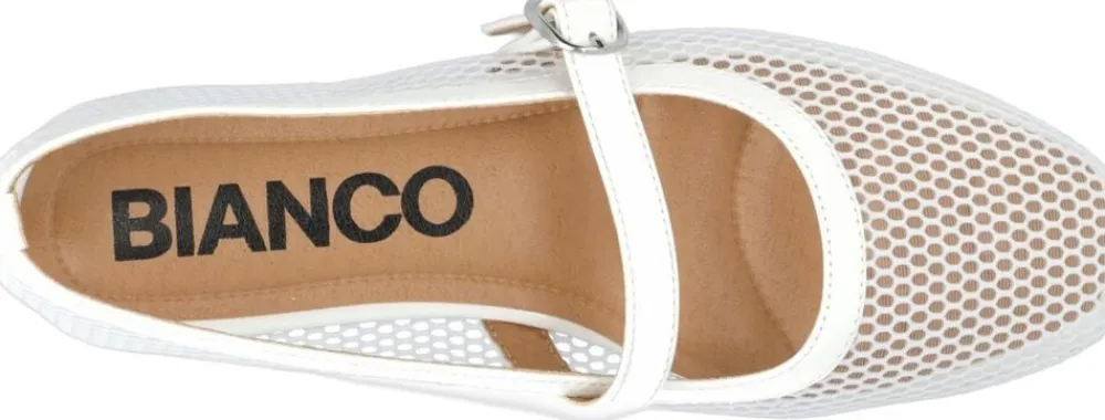 Bianco BIALILJA Mary Jane Mesh White Online