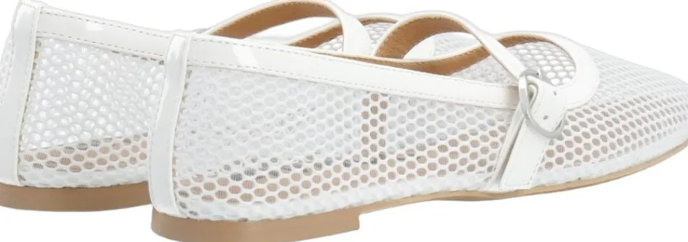 Bianco BIALILJA Mary Jane Mesh White Online