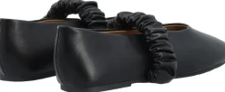 Bianco BIALUNA Scrunchie Ballet Flat Faux Leather Black Clearance