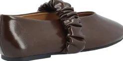 BIALUNA Scrunchie Ballet Flat Faux Leather><noscript><img width=
