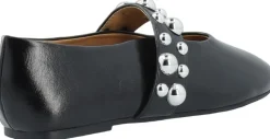 Bianco BIALUNA Studded Ballet Flat Faux Leather Black Outlet