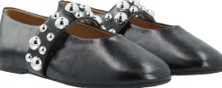Bianco BIALUNA Studded Ballet Flat Faux Leather Black Outlet