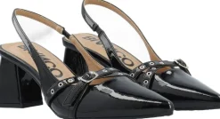 Bianco BIAMARALYN Buckle Slingback Faux Leather Black patent Online