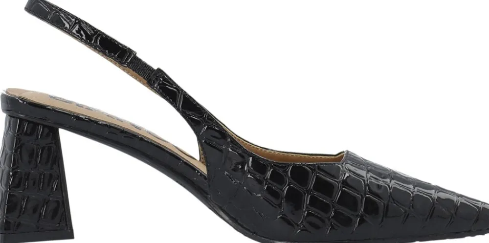 Bianco BIAMARALYN Slingback Croco Patent Black croco patent Discount