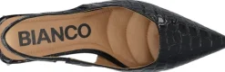 Bianco BIAMARALYN Slingback Croco Patent Black croco patent Discount