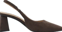 Bianco BIAMARALYN Slingback Faux Suede Dark brown Hot