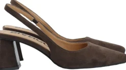 Bianco BIAMARALYN Slingback Faux Suede Dark brown Hot