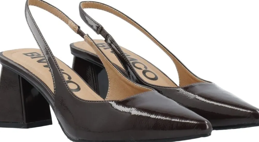Bianco BIAMARALYN Slingback Patent Brown Discount
