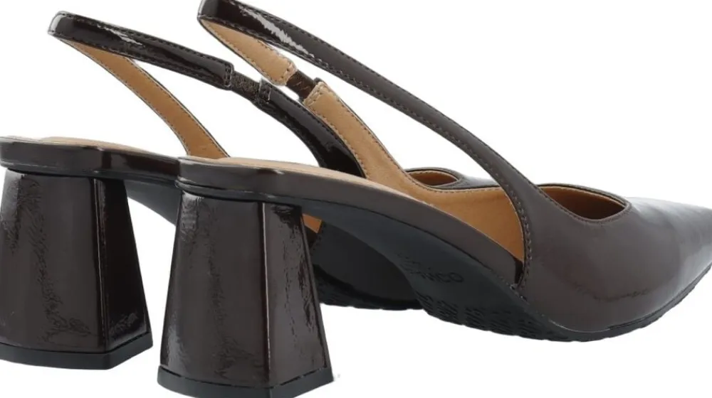 Bianco BIAMARALYN Slingback Patent Brown Discount
