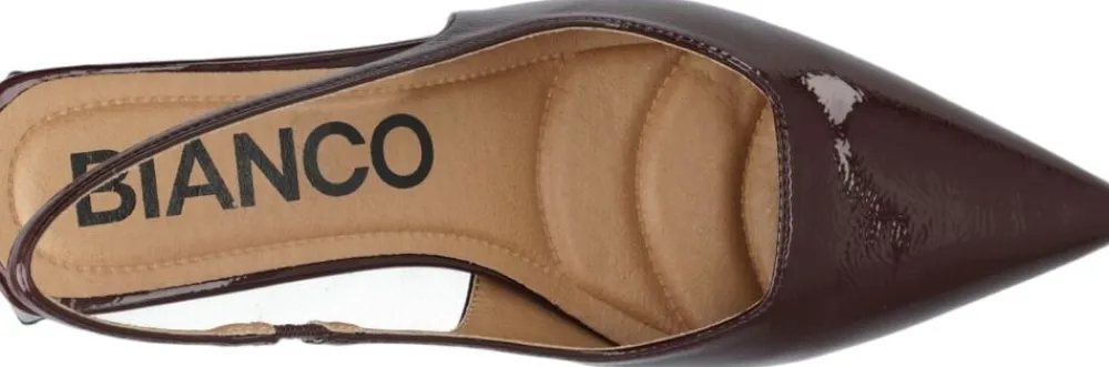 Bianco BIAMARALYN Slingback Patent Burgundy Discount