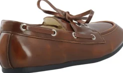 Dame Bianco BIAMARLENE Boat Shoe Leather