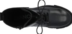 Bianco BIAMIA Lace Up Boot Smooth Leather Black New