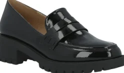 Bianco BIAPEARL Simple Penny Loafer Patent Aquarius Black Hot