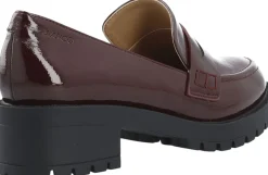 Bianco BIAPEARL Simple Penny Loafer Patent Aquarius Burgundy Sale