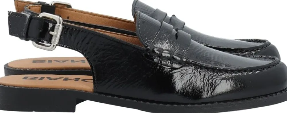 BIAPOP Slingback Loafer Nappalak>Bianco Outlet