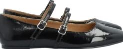 Bianco BIAROSE Karré Double Mary Jane Flat Faux Leather Black patent Outlet
