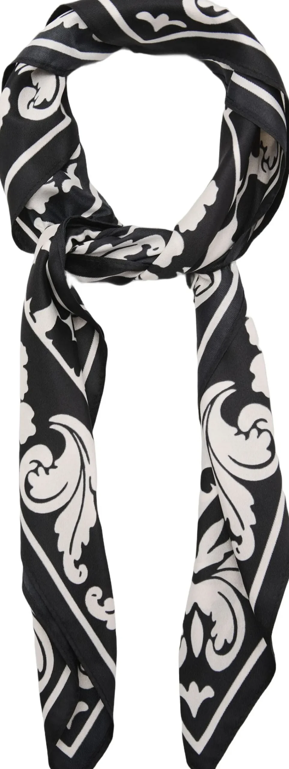 Bicolour printed scarf>MANGO Clearance