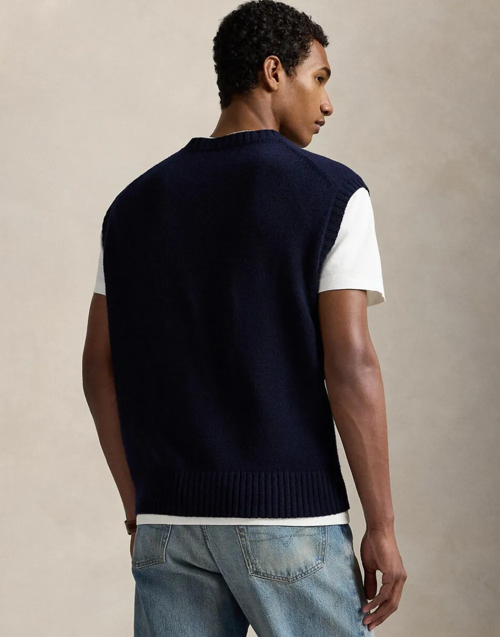 Polo Ralph Lauren Big Fit Flag Sweater Vest