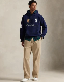 Polo Ralph Lauren Big Pony 20th Anniversary Hoodie Blå Outlet