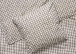 Juna Bæk&Bølge Sengetøj grå/birk 140x200 cm DK Sale