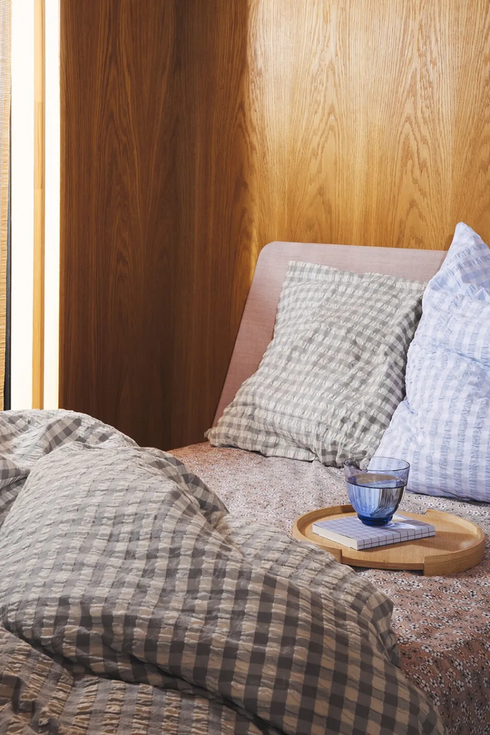 Juna Bæk&Bølge Sengetøj grå/birk 140x200 cm DK Sale