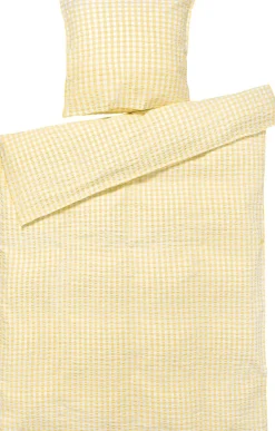 Juna Bæk&Bølge Sengetøj gul/hvid 140x200 cm DK