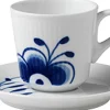 Royal Copenhagen Blå Mega Riflet 9 cl. espressokop Online