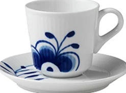 Royal Copenhagen Blå Mega Riflet 9 cl. espressokop Online