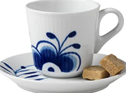 Royal Copenhagen Blå Mega Riflet 9 cl. espressokop Online